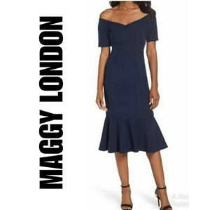 NYE SALE NWOT Maggy London Strapless Dress US 10